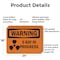 Signmission Radiation & Laser Sign, 18 in H x 24 in W, Aluminum, Rectangle OS-2PACK-WS-A-1824-L-12951 - alternate 5